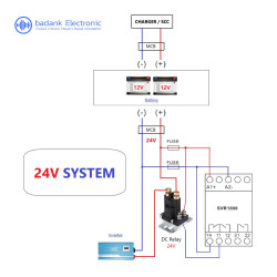 GINRI SVR1000-AD48 DC Protection Relay 24V 36V 48V ADJUSTABLE Over Under VOLTAGE Battery